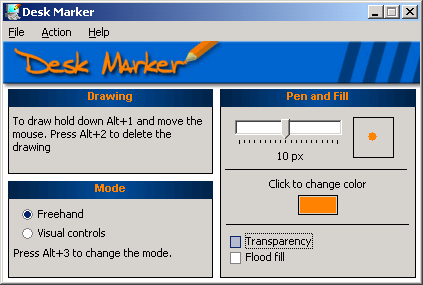 Desk Marker Screenshot